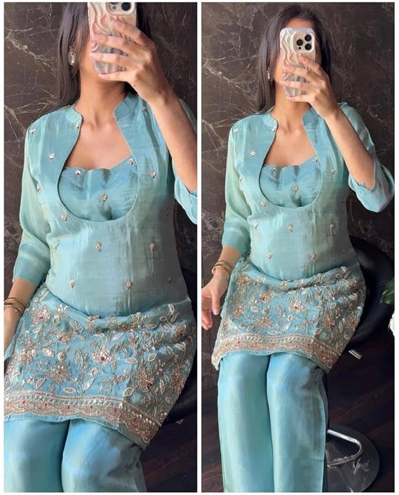 Sky kurta set