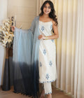 SEQUENCEHOLIC Women Embroidered Kurta with Trousers & Dupatta | Ethnic Kurta Set