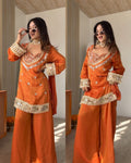 SEQUENCEHOLIC Women Embroidered Kurta with Trousers & Dupatta | Ethnic Kurta Set