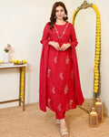 SEQUENCEHOLIC Women Embroidered Kurta with Trousers & Dupatta | Ethnic Kurta Set