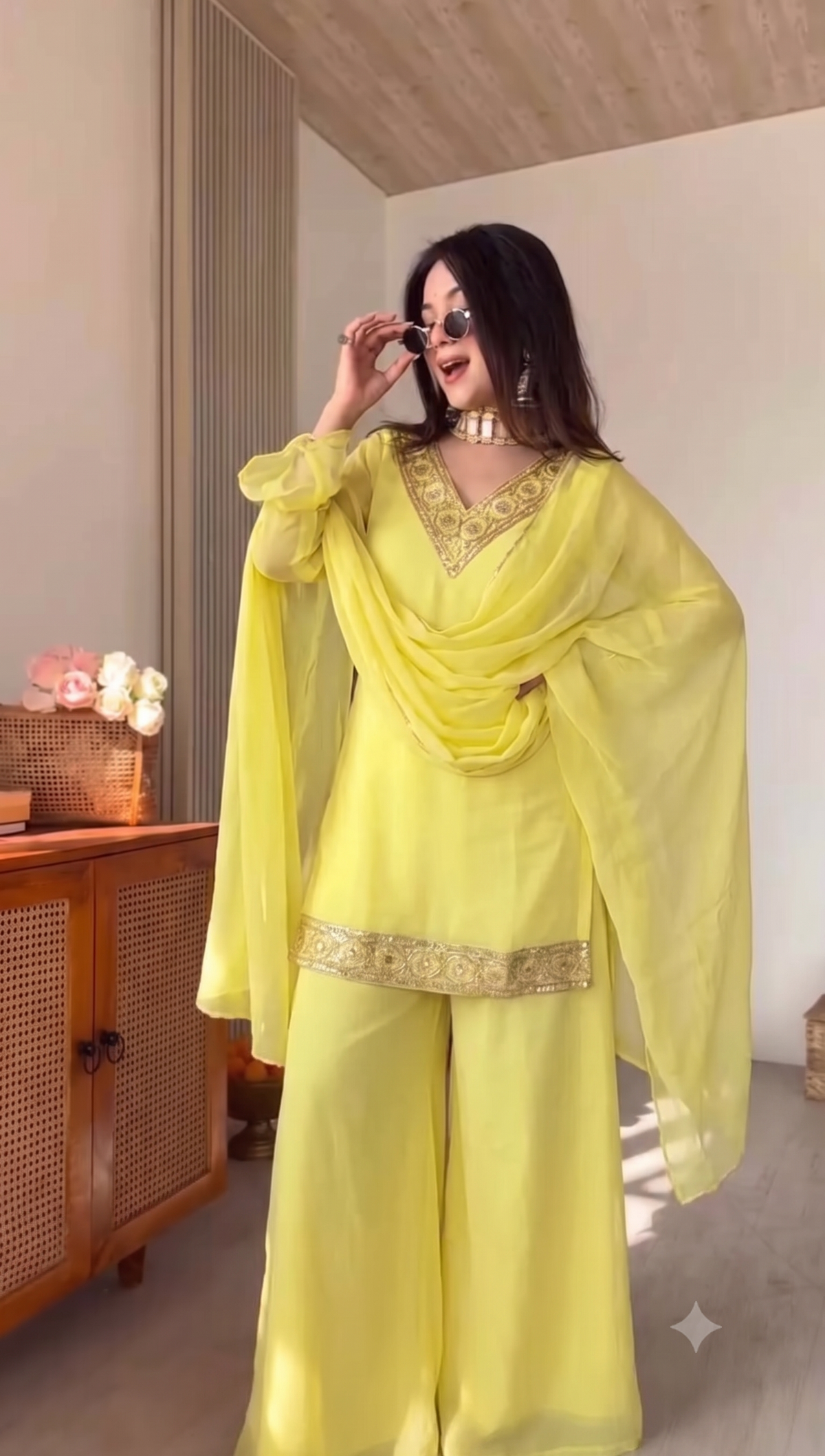 SEQUENCEHOLIC Women Embroidered Kurta with Trousers & Dupatta | Ethnic Kurta Set