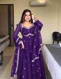 SEQUENCEHOLIC Women Embroidered Kurta with Trousers & Dupatta | Ethnic Kurta Set